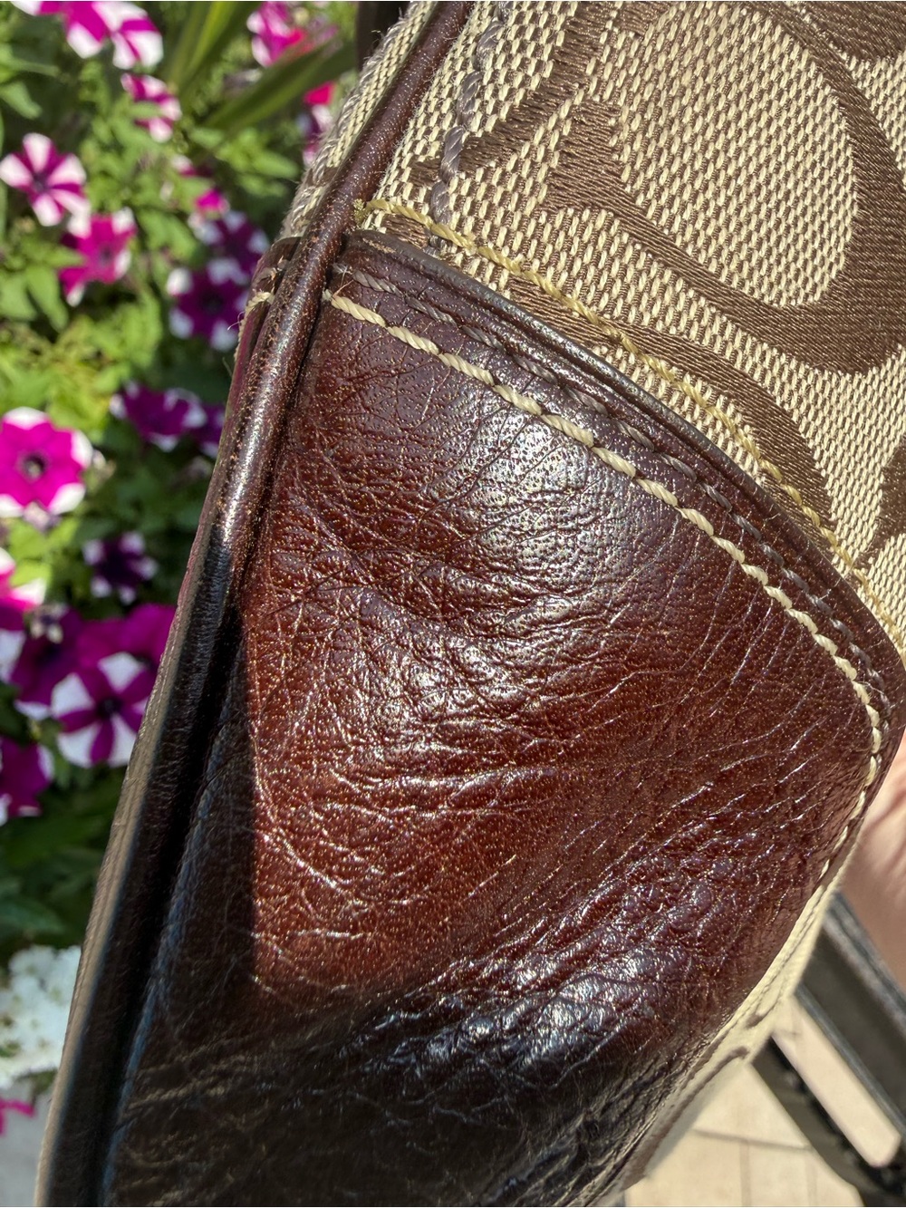 Coach hamptons hobo Signature Shoulder Bag - Picture 7 of 8